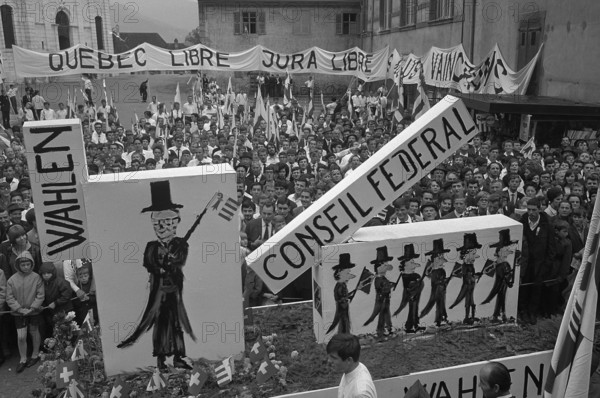 20th festival of the Jura in Delemont, 1967.