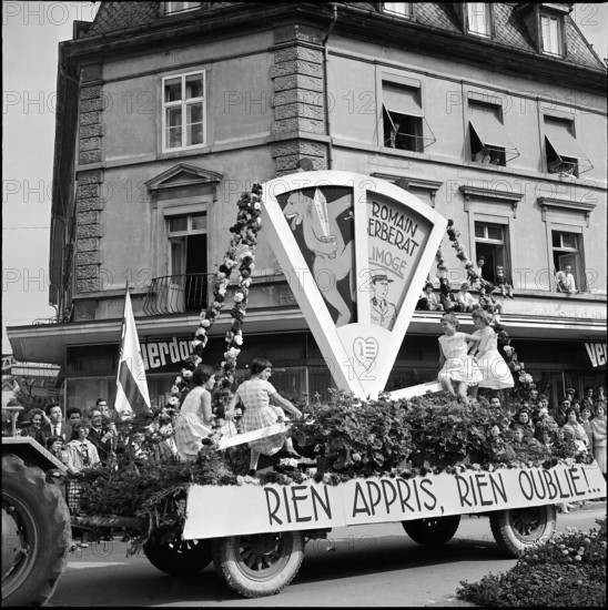 16th festival of the Jura in Delemont, 1963.