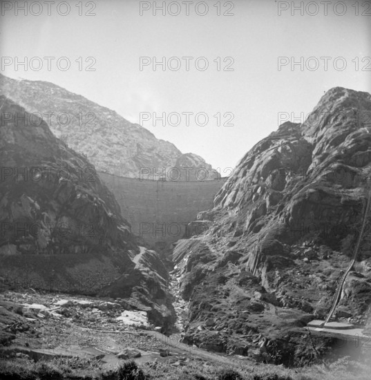 Grimsel; dam, reservoir; 1946.