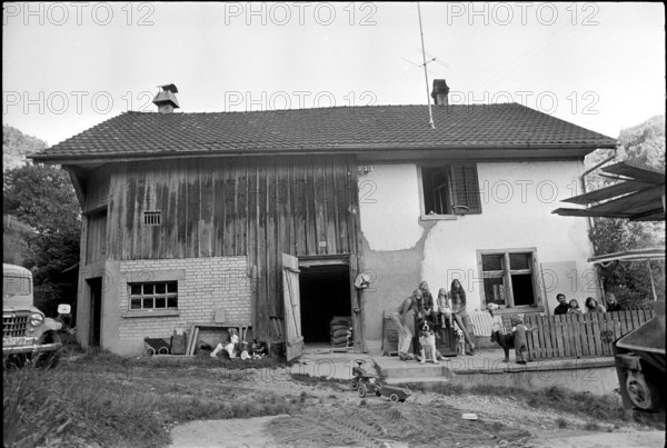 Toni Vescoli und Familie, 1971.