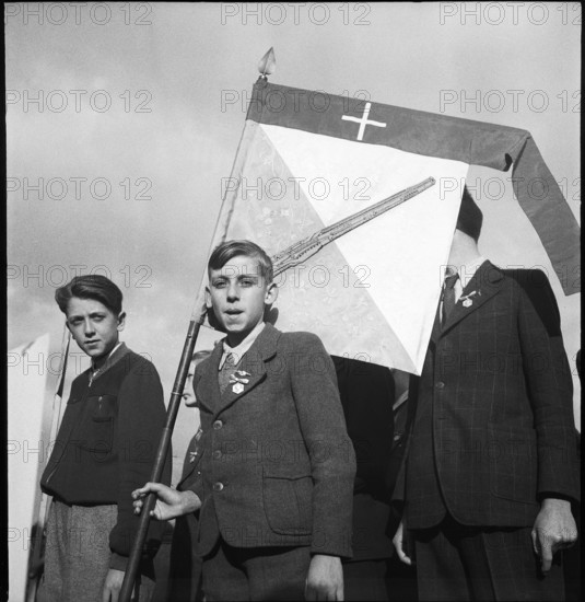 Shooting champion of the Knabenschiessen in Zurich 1944.