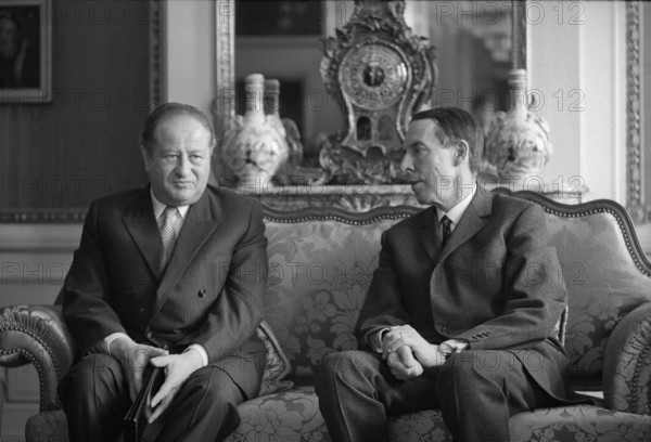 Bruno Kreisky; Hans-Peter Tschudi; 1970.