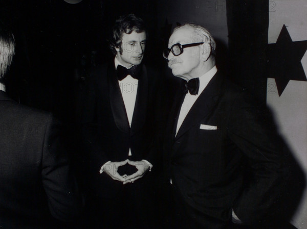 Sports man-woman of the year 1974: Rolf Blattler and Edy Nageli.