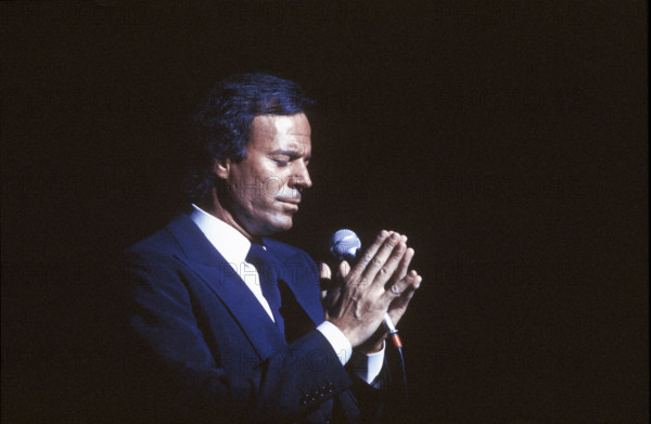 Julio Iglesias in Hamburg 1984.