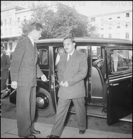 Prince Naif of Jordan, Geneva 1951.