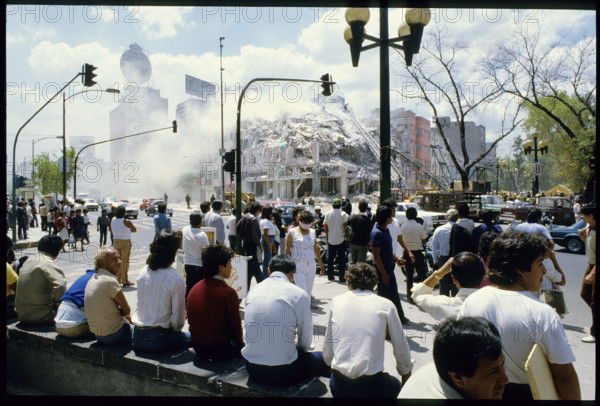 Earthquake Mexico City 1985.