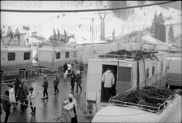 Olympic Games Grenoble 1968: Outside broadcast vehicle.