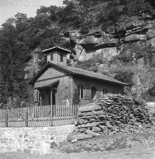 Protestant church in Biasca 1944.