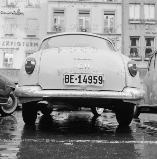 New License Plates, 1957.