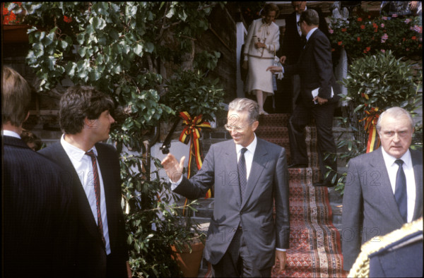 King Baudouin of Belgium 1985.