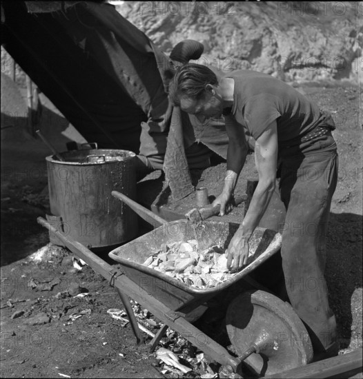Production of briquettes; 1943.