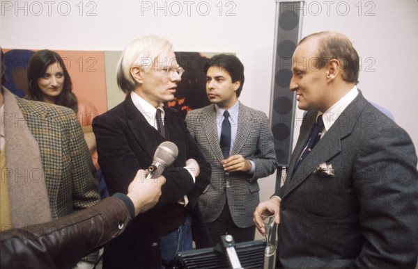 Andy Warhol in Zurich 1976.