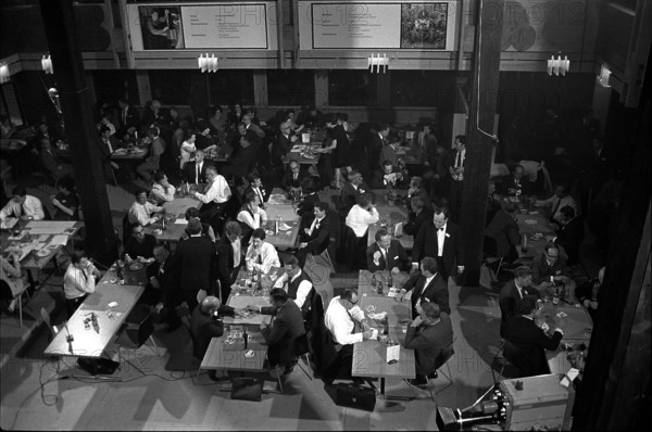 Jass championship in Switzerland 1969.