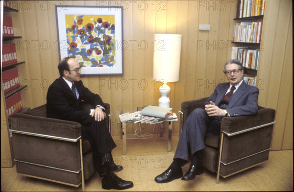 Kurt Furgler with Hans Jochen Vogel, 1979.