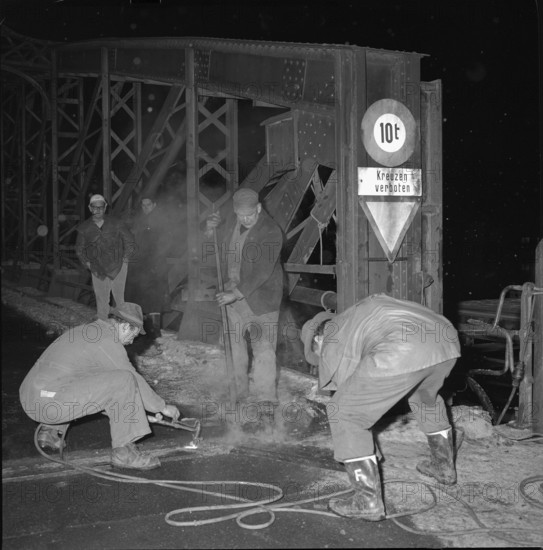 Displacement of Winznau bridge; 1965.
