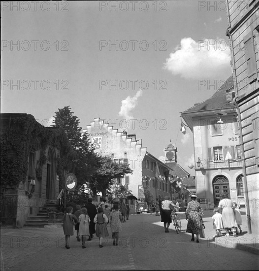 Youth festival, the Solennitaet in Murten, 1941.
