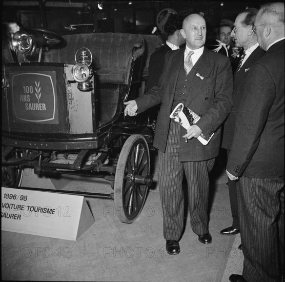 23rd Geneva International Motor Show, 1953: opening ceremony.