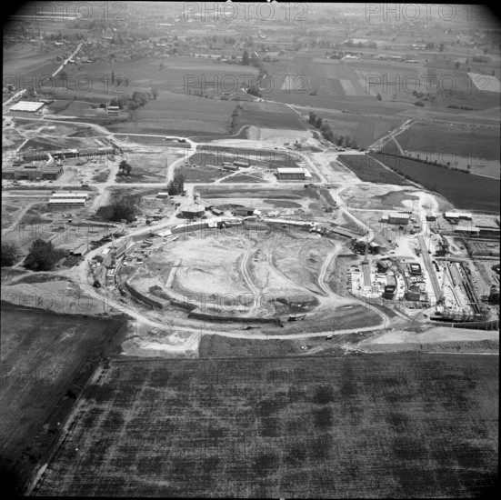CERN building site 1956.