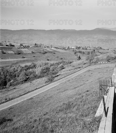 Landscape and road near Dardagny; 1952.