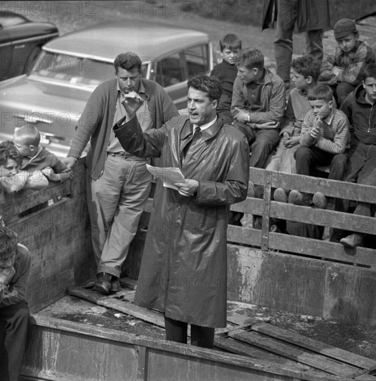 Vines was in Valais: speech at protest rally, 1961