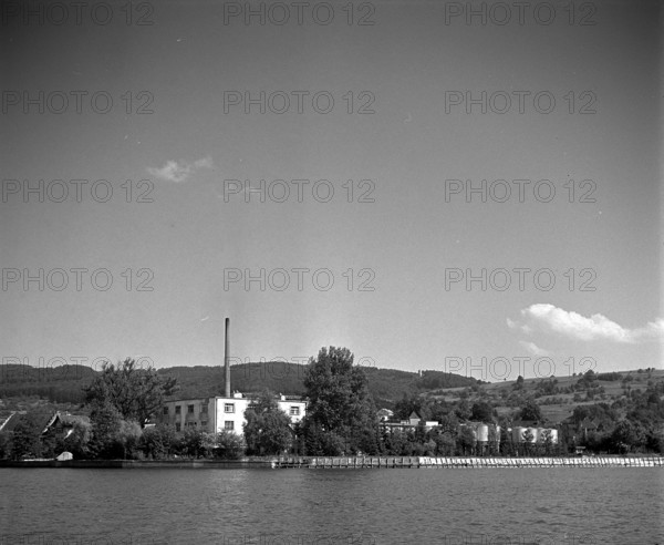 Rayon factory in Steckborn, 1947