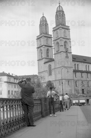 Tourists in Zurich, 1962