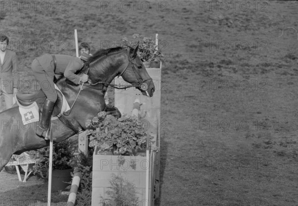 CSIO Lucerne 1974: Paul Weier and Fink