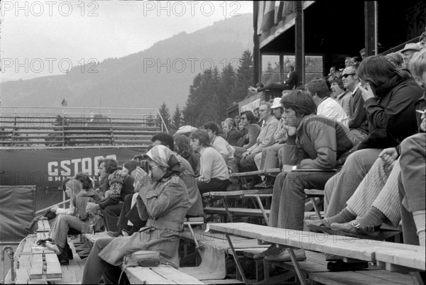 Swiss Open in Gstaad 1972: tennis fans
