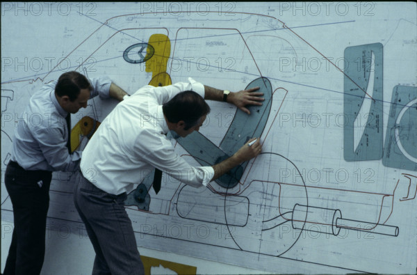 Production of Ford Escort at Ford Europe 1981