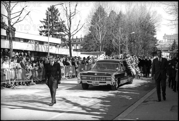 Funeral of Queen Victoria Eugenia of Spain, Lausanne 1969