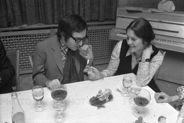 Ringier Picture Service: company festivity, Fibo German, 1971