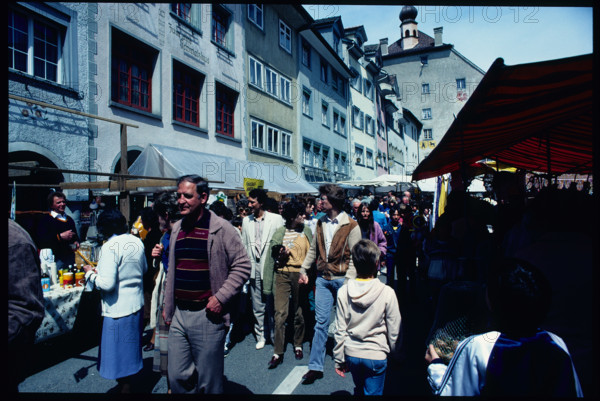 Old town market in Wil 1984