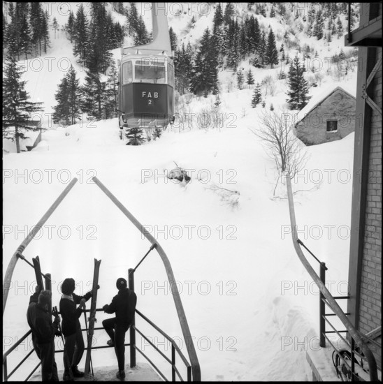 New cableway Airolo-Sasso della Boggia 1961