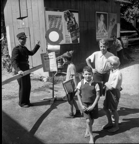 Barrier due to foot and mouth disease, 1946