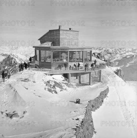 Mountain restaurant Corvatsch, 1964