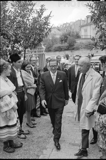 Former king Peter of Yugoslavia in Geneva 1966