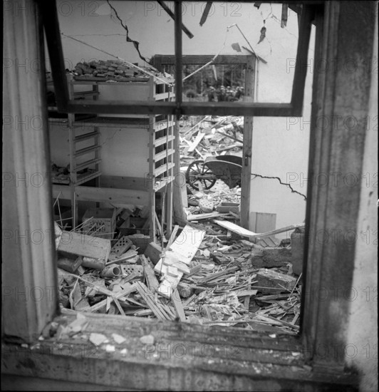 Firework factory in Oberarth destroyed by explosion in 1948