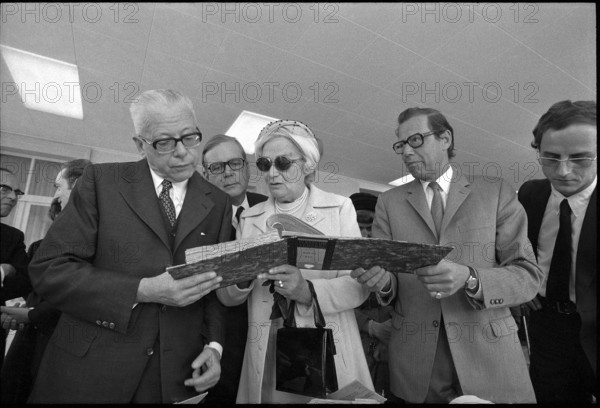 Gustav Heinemann in Switzerland, 1972