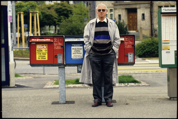 Helmut Hubacher, Socialist Party president and member of the National Council, 1990