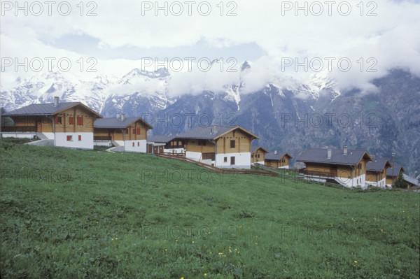 Holiday houses, Grächen 1983