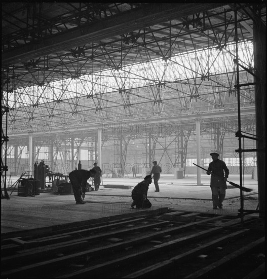 18th Geneva International Motor Show, 1948: exhibition hall