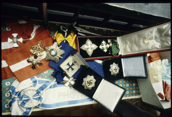 Medals of former SS general Karl Wolff 1983