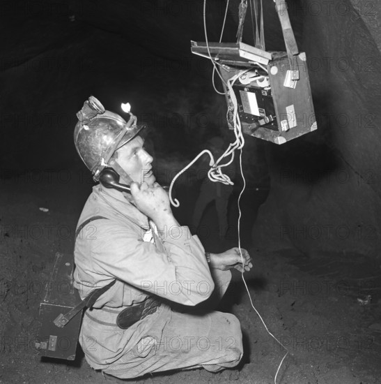 Rescue operation to save the Hölloch grottos explorers, 1952