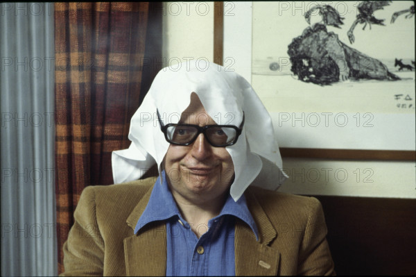 Friedrich Dürrenmatt, writer, 1981