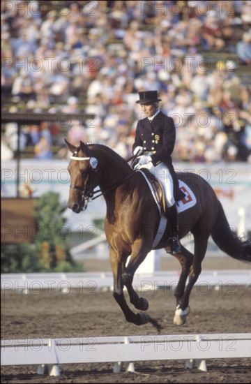 Olympic Games Los Angeles 1984: Christine Stückelberger and Tanzanite