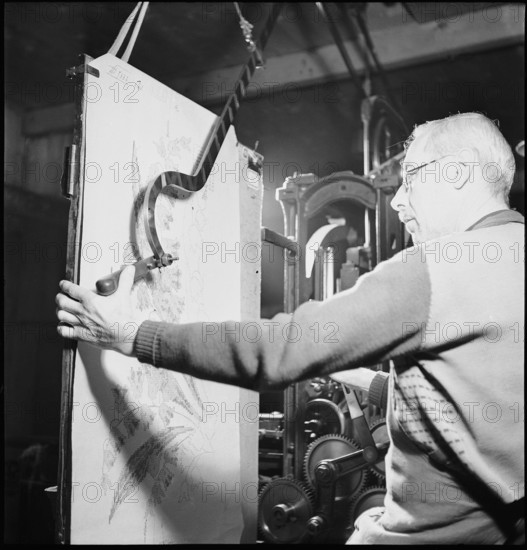 Man embroidery, 1945