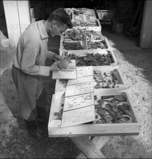 Excavations in Augusta Raurica, 1948
