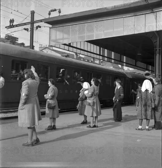 Farewell at the station