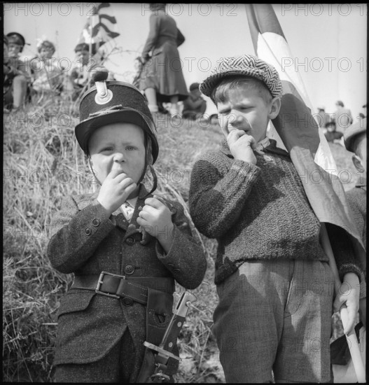 Boys in Chermignon, 1942