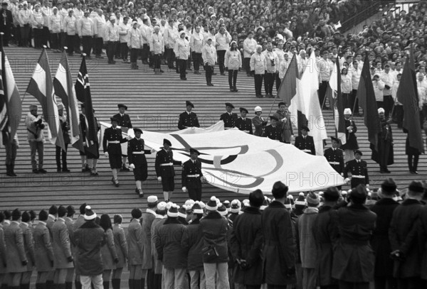 Olympic games in Grenoble 1968: Opening ceremony